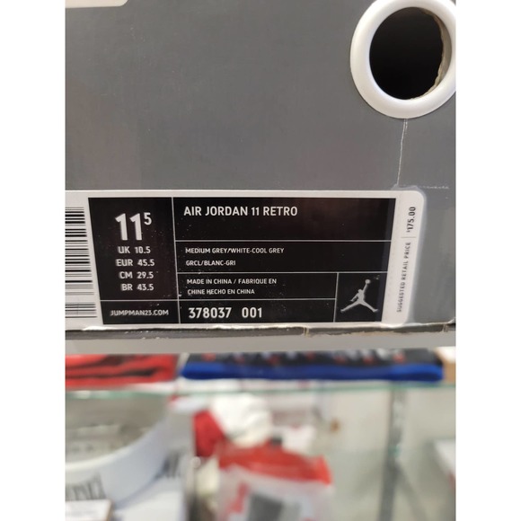 jordan 11 cool grey size 11.5 - Picture 5 of 11